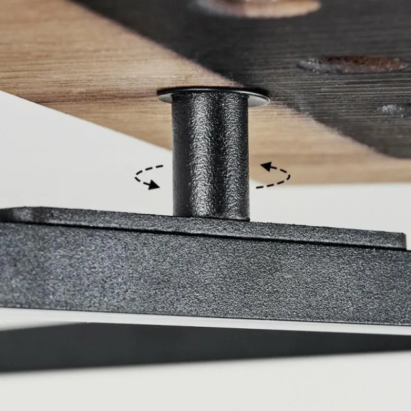 hofstein Plafonnier Ramilos LED Écru, Noir, 1 lumière