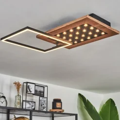 hofstein Plafonnier Ramilos LED Écru, Noir, 1 lumière