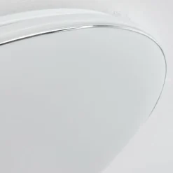 hofstein Plafonnier Remenoville LED Chrome, Blanc, 1 lumière