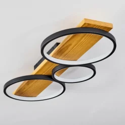 hofstein Plafonnier Rodekro LED Écru, Noir, 1 lumière