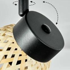 Luminaires Scandinaves-hofstein Plafonnier Rombarral Noir, 1 lumière