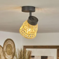 Luminaires Scandinaves-hofstein Plafonnier Rombarral Noir, 1 lumière