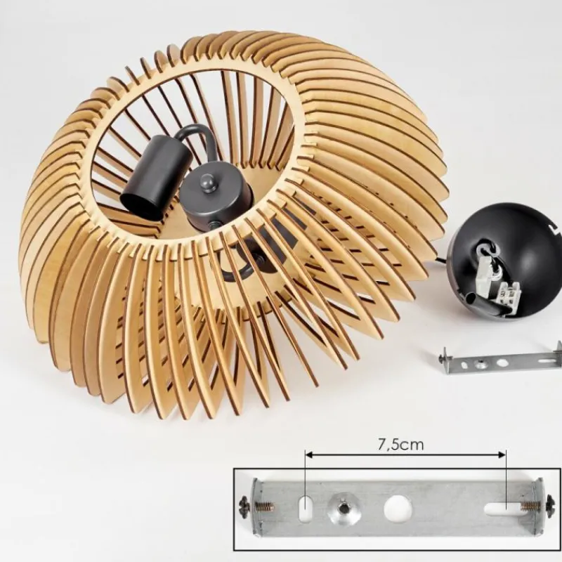 Luminaires Scandinaves-hofstein Plafonnier Sadeillan Anthracite, 2 lumières