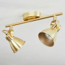 hofstein Plafonnier Salinas Laiton, 2 lumières