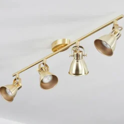 hofstein Plafonnier Salinas LED Laiton, 4 lumières