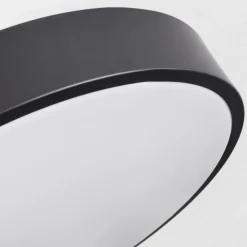 hofstein Plafonnier Samaira LED Noir, 1 lumière