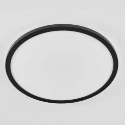 hofstein Plafonnier Sasinhosa LED Noir, 1 lumière, Télécommandes