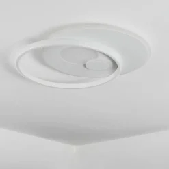 hofstein Plafonnier Selim LED Blanc, 1 lumière, Télécommandes
