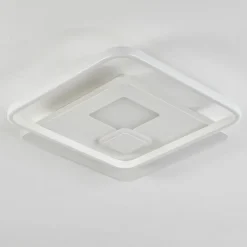 hofstein Plafonnier Selim LED Blanc, 1 lumière, Télécommandes