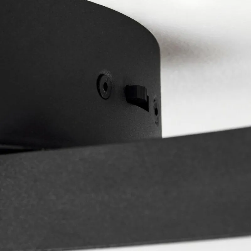 Lampes Dorées-hofstein Plafonnier Serlande LED Or, Noir, 1 lumière