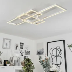 hofstein Plafonnier Serranos LED Aluminium, 1 lumière