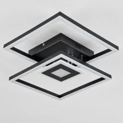 hofstein Plafonnier Serzedelo LED Noir, 1 lumière