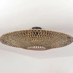 Style Boho-Chic-hofstein Plafonnier Shelbourne Noir, 1 lumière