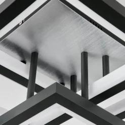 hofstein Plafonnier Solaro LED Gris, 1 lumière