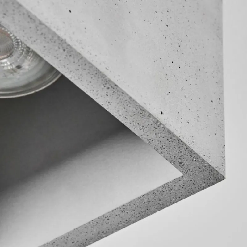 hofstein Plafonnier Stettler Gris, 1 lumière