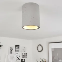 hofstein Plafonnier Stettler Gris, 1 lumière