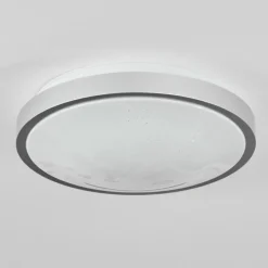 hofstein Plafonnier Subles LED Argenté, Blanc, 1 lumière, Détecteur de mouvement