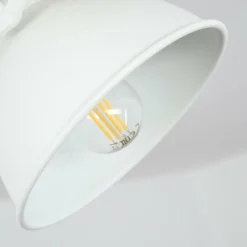 Luminaires Scandinaves-hofstein Plafonnier Svanfolk Écru, Blanc, 2 lumières