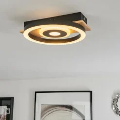 Luminaires Scandinaves-hofstein Plafonnier Taboneira LED Écru, Noir, Blanc, 1 lumière