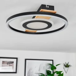 hofstein Plafonnier Taboneira LED Écru, Noir, Blanc, 1 lumière