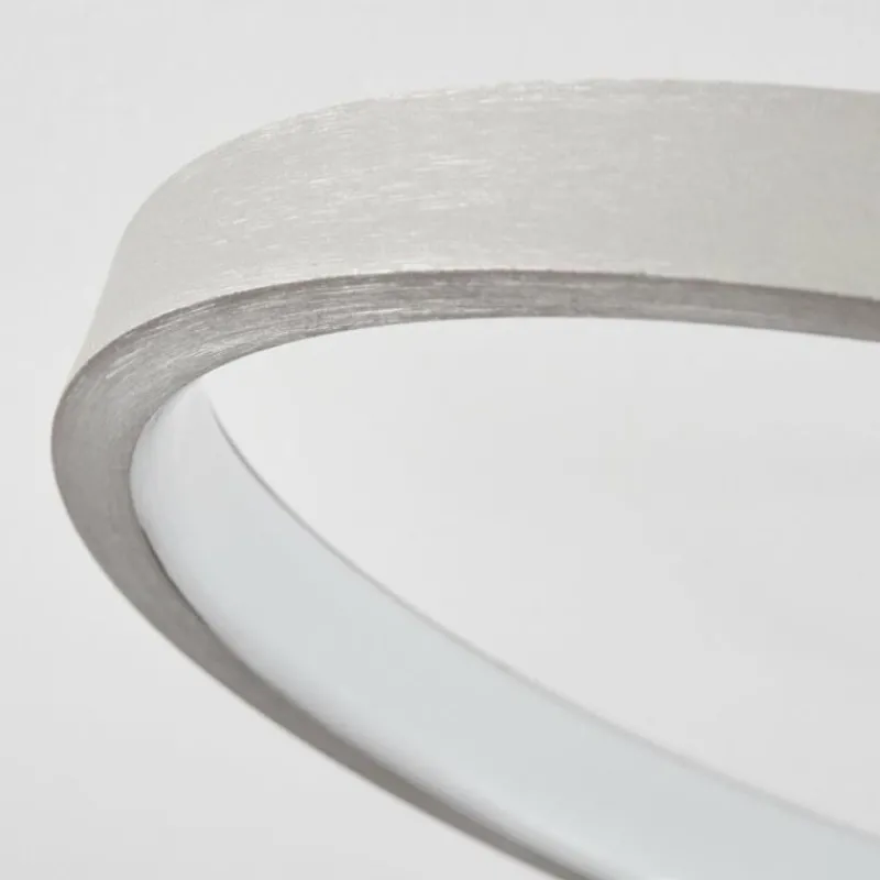 hofstein Plafonnier Tagsdorff LED Chrome, Nickel mat, 1 lumière