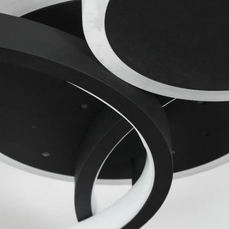 hofstein Plafonnier Tagsdorff LED Noir, Blanc, 1 lumière