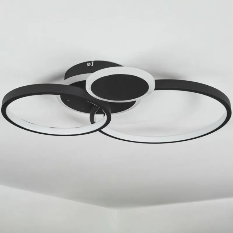 hofstein Plafonnier Tagsdorff LED Noir, Blanc, 1 lumière