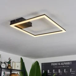hofstein Plafonnier Taleta LED Noir, 1 lumière