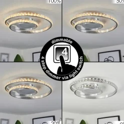 hofstein Plafonnier Tanganheira LED Aluminium, 1 lumière