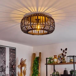 Luminaires Scandinaves-hofstein Plafonnier Teheran Noir, 1 lumière