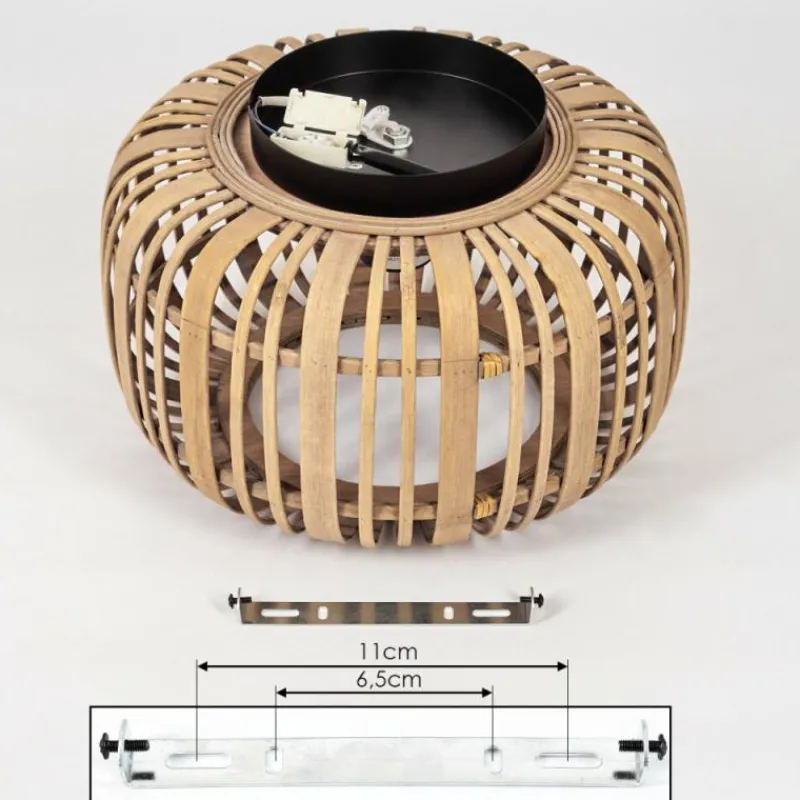 Luminaires Scandinaves-hofstein Plafonnier Teheran Noir, 1 lumière