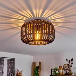 Luminaires Scandinaves-hofstein Plafonnier Teheran Noir, 1 lumière