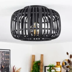 Luminaires Scandinaves-hofstein Plafonnier Teheran Noir, 1 lumière
