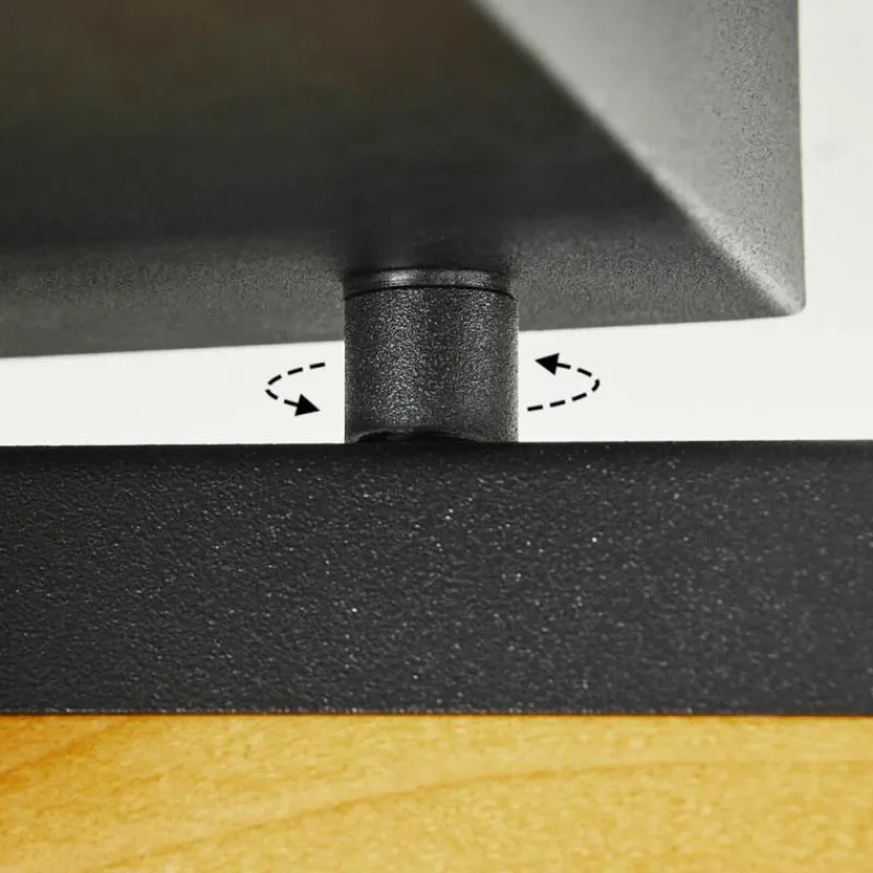 Luminaires Scandinaves-hofstein Plafonnier Teira LED Écru, Noir, 2 lumières