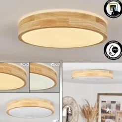 Luminaires Scandinaves-hofstein Plafonnier Thibouville LED Blanc, 1 lumière