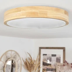 Luminaires Scandinaves-hofstein Plafonnier Thibouville LED Blanc, 1 lumière