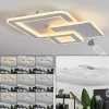 hofstein Plafonnier Tomazes LED Blanc, 1 lumière, Télécommandes