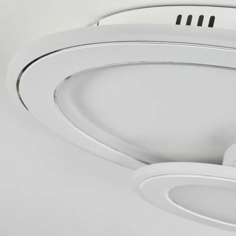 hofstein Plafonnier Tomazes LED Blanc, 1 lumière, Télécommandes