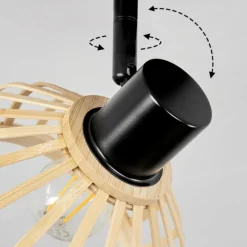 Luminaires Scandinaves-hofstein Plafonnier Totui Noir, 1 lumière