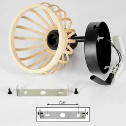 Luminaires Scandinaves-hofstein Plafonnier Totui Noir, 1 lumière