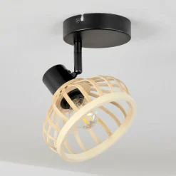 Luminaires Scandinaves-hofstein Plafonnier Totui Noir, 1 lumière