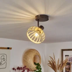 Luminaires Scandinaves-hofstein Plafonnier Totui Noir, 1 lumière