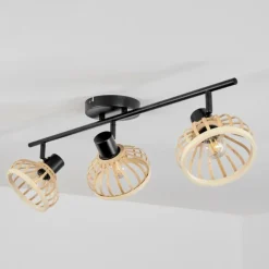 Luminaires Scandinaves-hofstein Plafonnier Totui Noir, 3 lumières