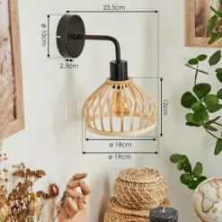 Luminaires Scandinaves-hofstein Plafonnier Totui Noir, 1 lumière