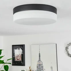 hofstein Plafonnier Valpedre Noir, 2 lumières