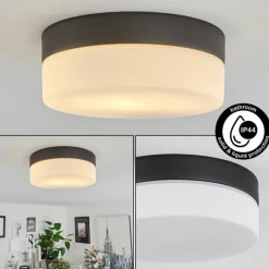 hofstein Plafonnier Valpedre Noir, 1 lumière