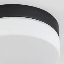 hofstein Plafonnier Valpedre Noir, 1 lumière