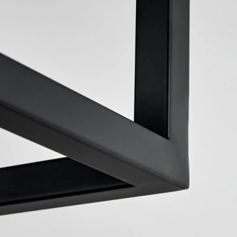 Suspension Verre Fumé-hofstein Plafonnier Verbania Noir, 3 lumières