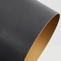 Lampes Dorées-hofstein Plafonnier Vergoignan Écru, Noir, 2 lumières