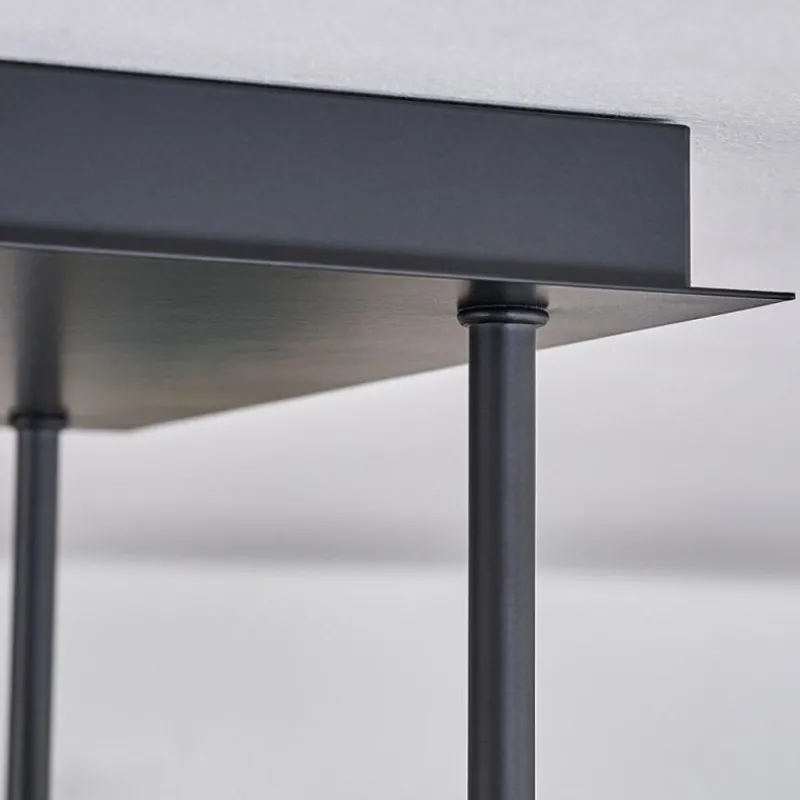 hofstein Plafonnier - Verre 10 cm, 12 cm, 15 cm Chehalis Clair, Fumé, 5 lumières